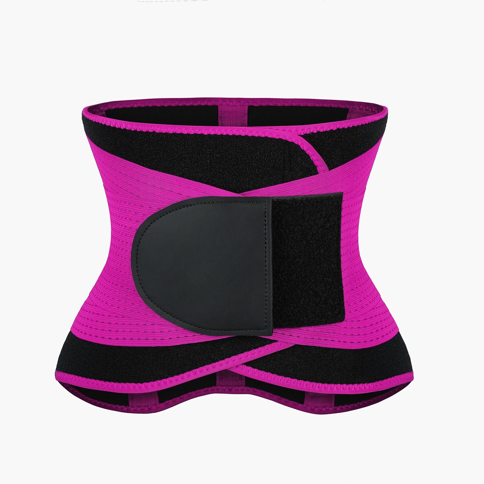 Black 5 Plastic Bones Neoprene Waist Trainer Belt Tummy Training