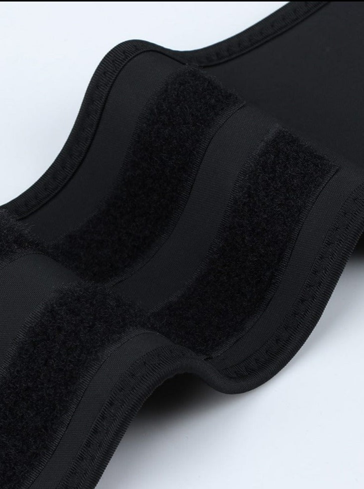 Compression Black Big Size Latex Waist Slimmer With Sticker Fat Burner Waist Cincher