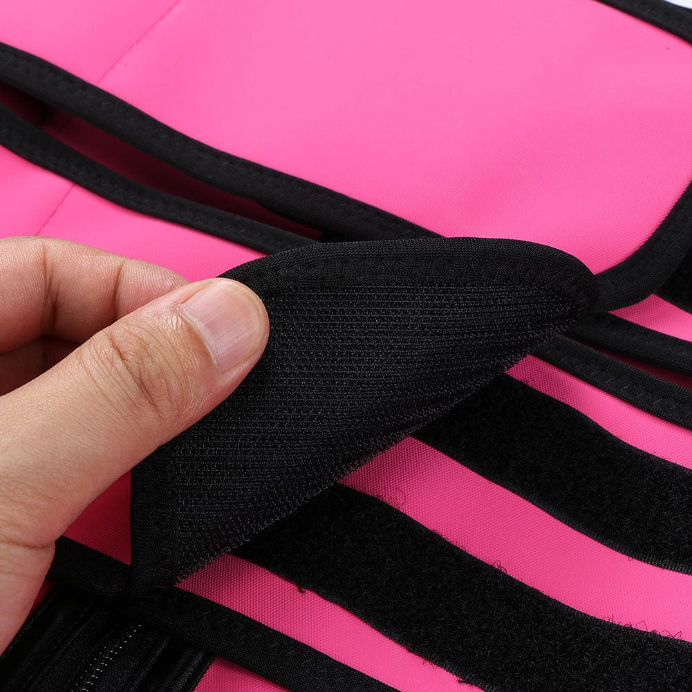 Compression Black Big Size Latex Waist Slimmer With Sticker Fat Burner Waist Cincher
