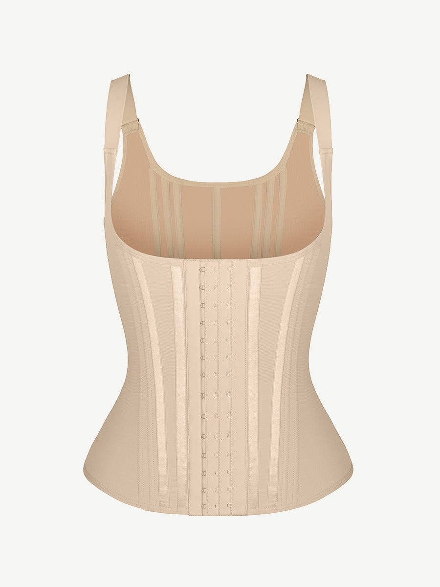13 Built-in Steel Bone Girdle U-shaped Chest Support Waist Trainer Vest