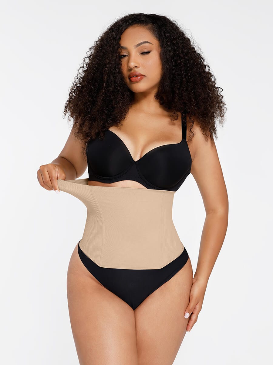 Seamless 4 Steel Bones Tummy Control Waist Cincher