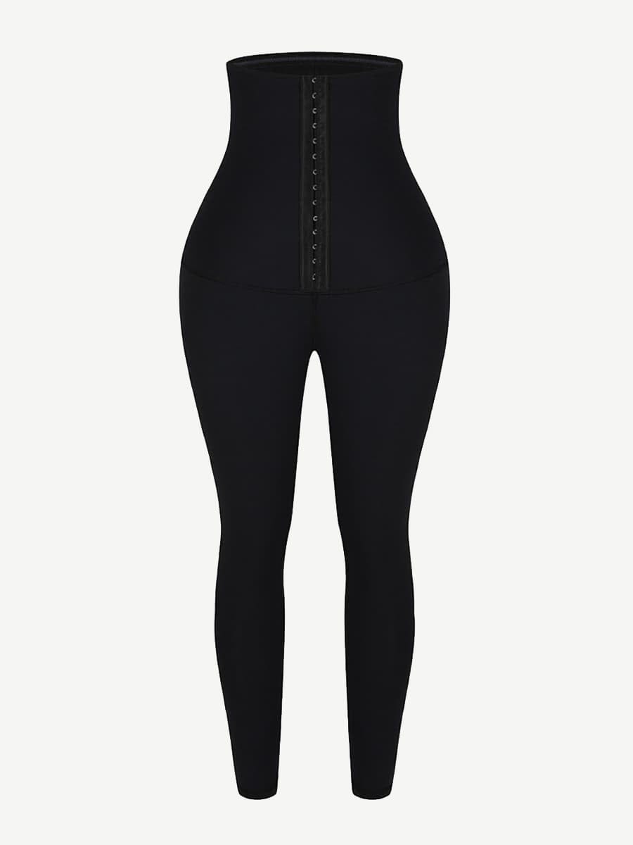 Hooks Waist Trainer Shapewear Leggings Slimming Belly