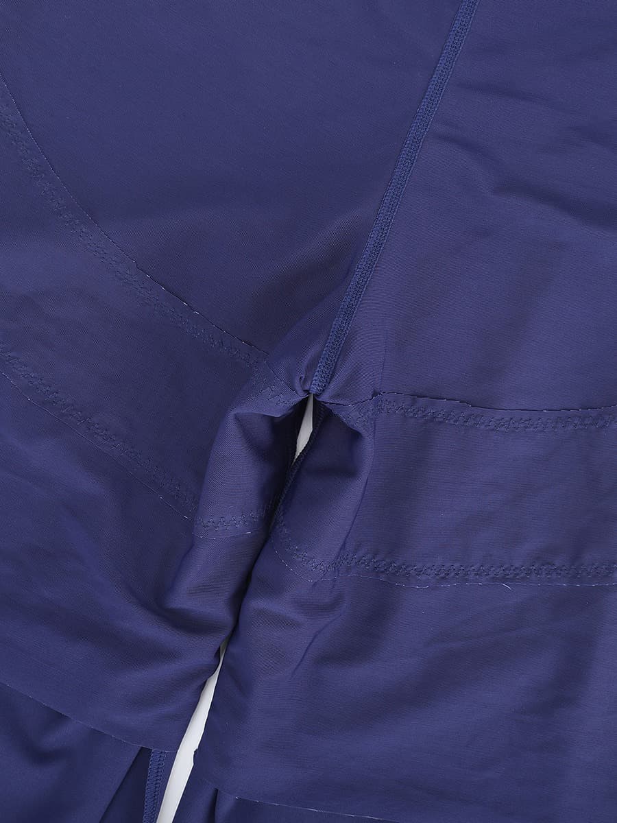 Waist Trimming Straight-leg Pants with Built-in Shaping Shorts