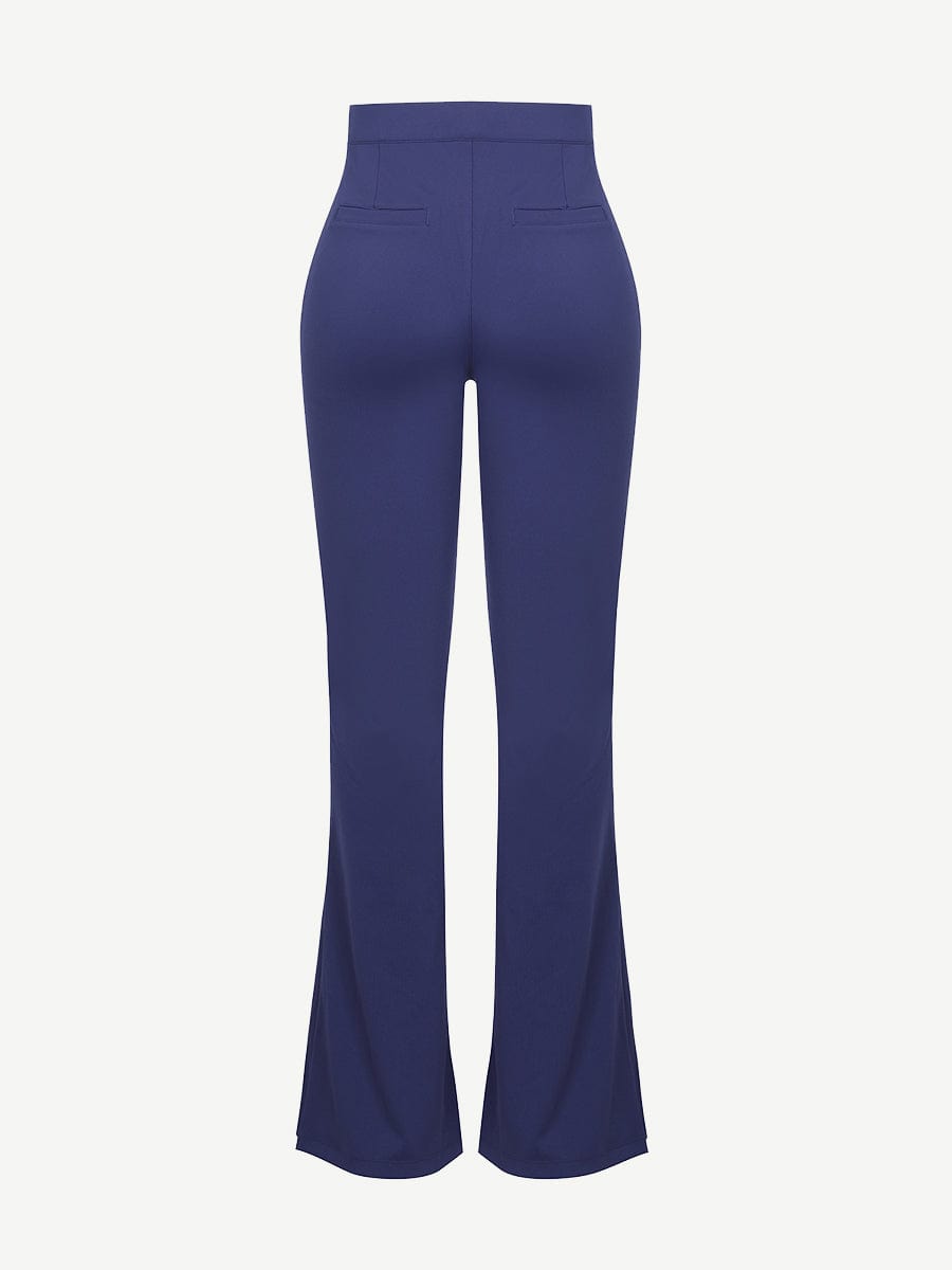 High Waist Trimming Tummy Tuck Leg Shaping Flare Pants