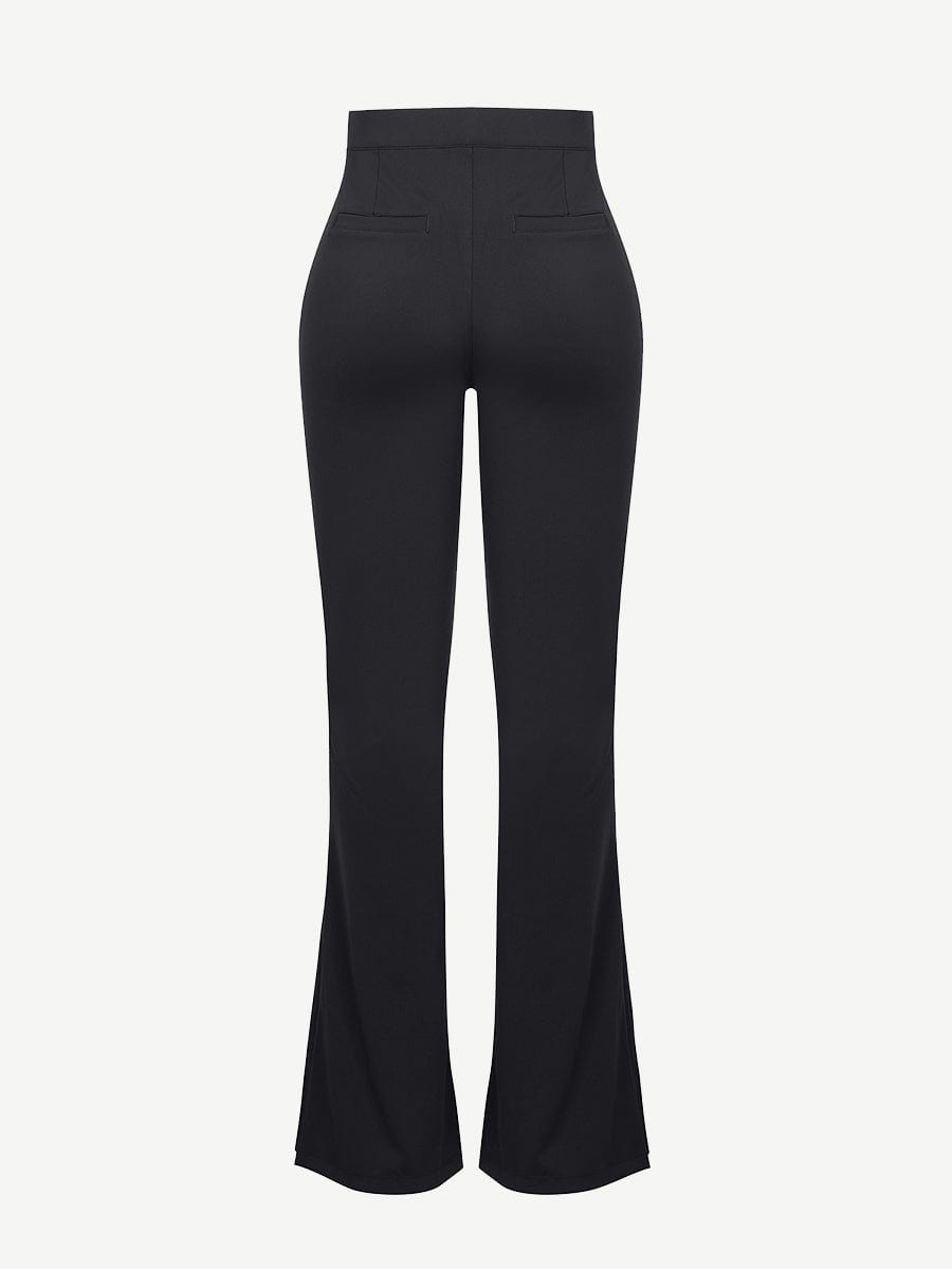 High Waist Trimming Tummy Tuck Leg Shaping Flare Pants