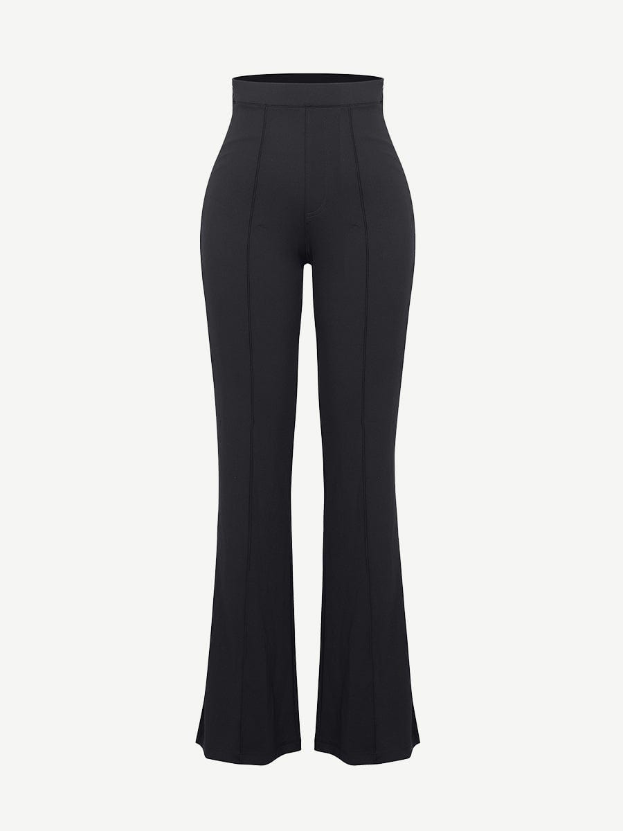 High Waist Trimming Tummy Tuck Leg Shaping Flare Pants