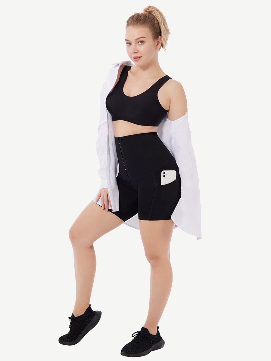 Sports Shaping Body Pants Pocket Design On Both Sides