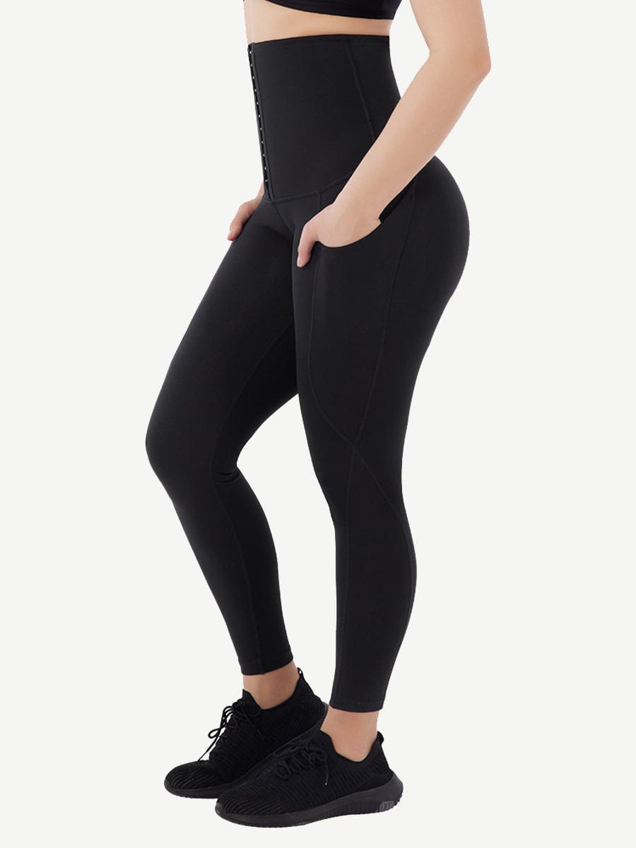 Sports Shaping Belly Slimming Leg Slimming Body Pants With Pockets