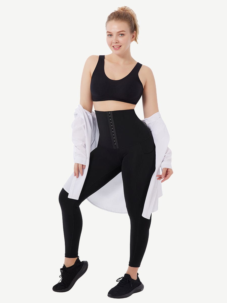 Sports Shaping Belly Slimming Leg Slimming Body Pants With Pockets