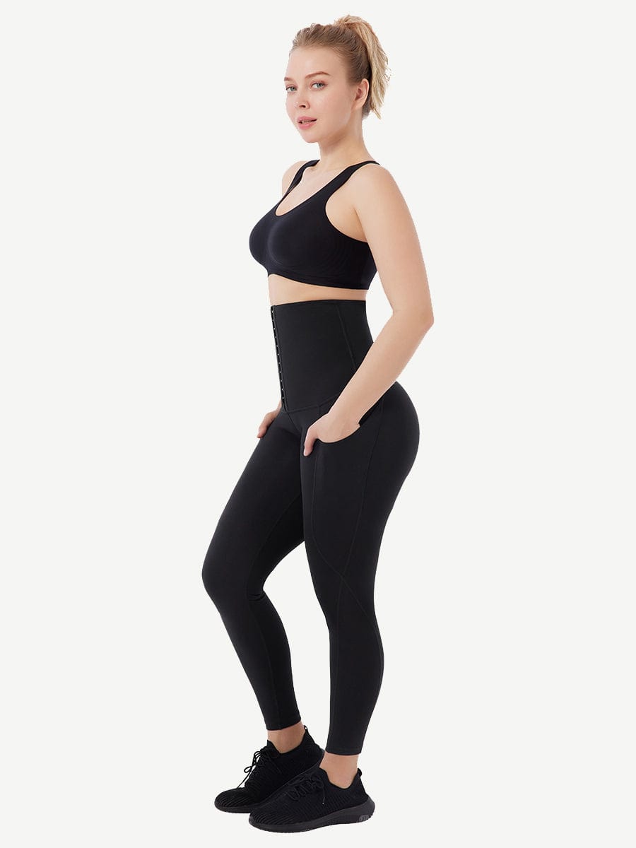 Sports Shaping Belly Slimming Leg Slimming Body Pants With Pockets