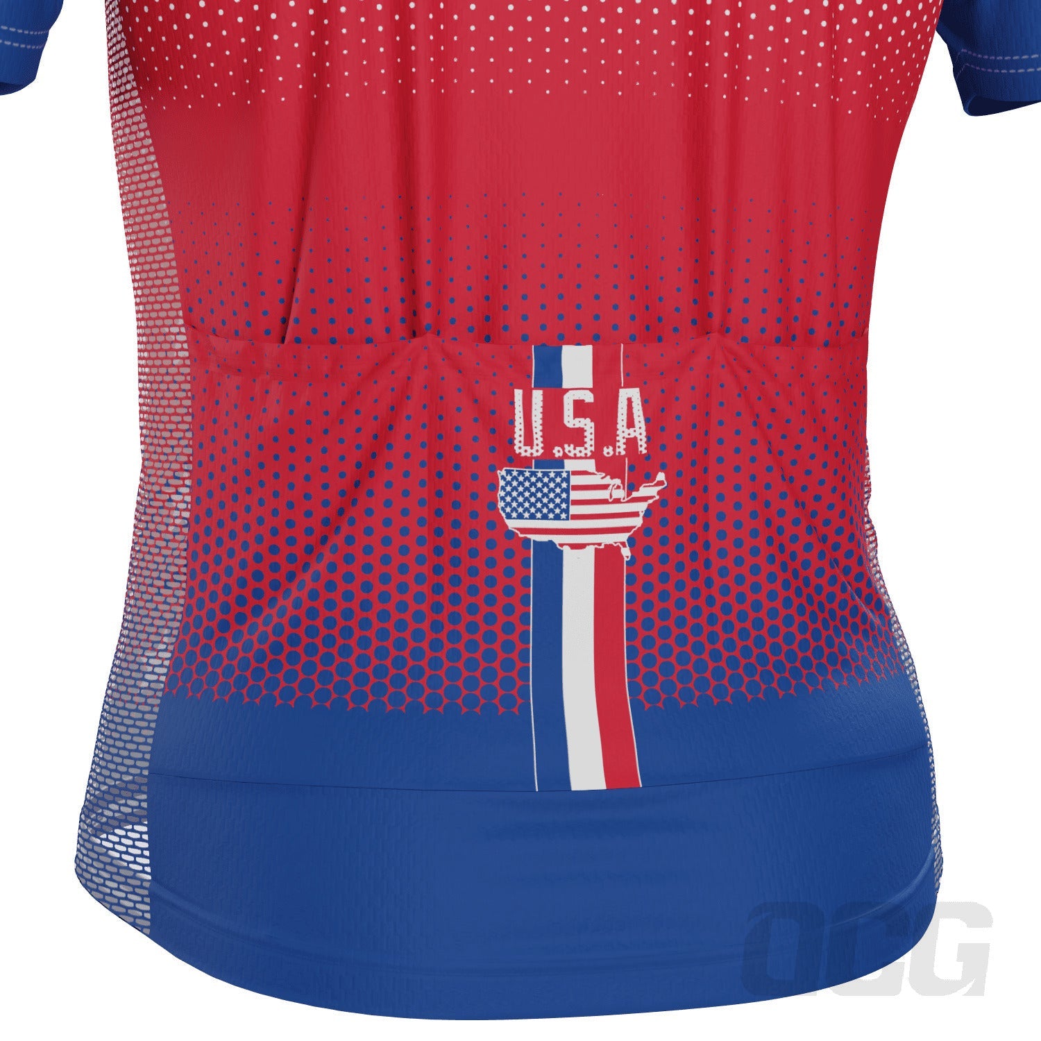 Men's World Countries Team USA Icon Short Sleeve Cycling Jersey